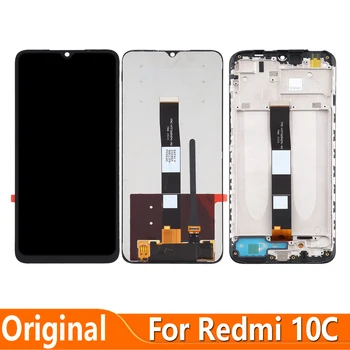 Оригинал Для Xiaomi Redmi 10C 220333QBI ЖК-Дисплей С Сенсорным Экраном Дигитайзер В Сборе Для Redmi10C Замена Экрана Аксессуары